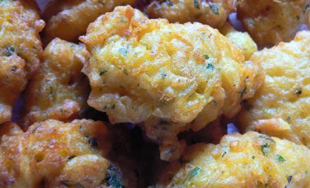 Croquetas de arroz yamani y vegetales