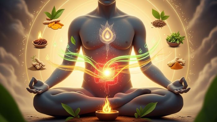 Alivio instantáneo de la inflamación abdominal con Ayurveda: remedios naturales, yoga y hábitos que funcionan