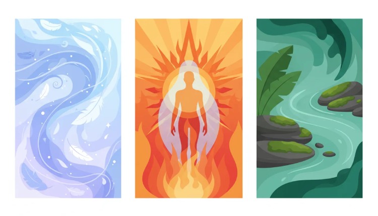 Guía completa de los doshas: Vata, Pitta y Kapha — características, desequilibrios y cómo identificarlos