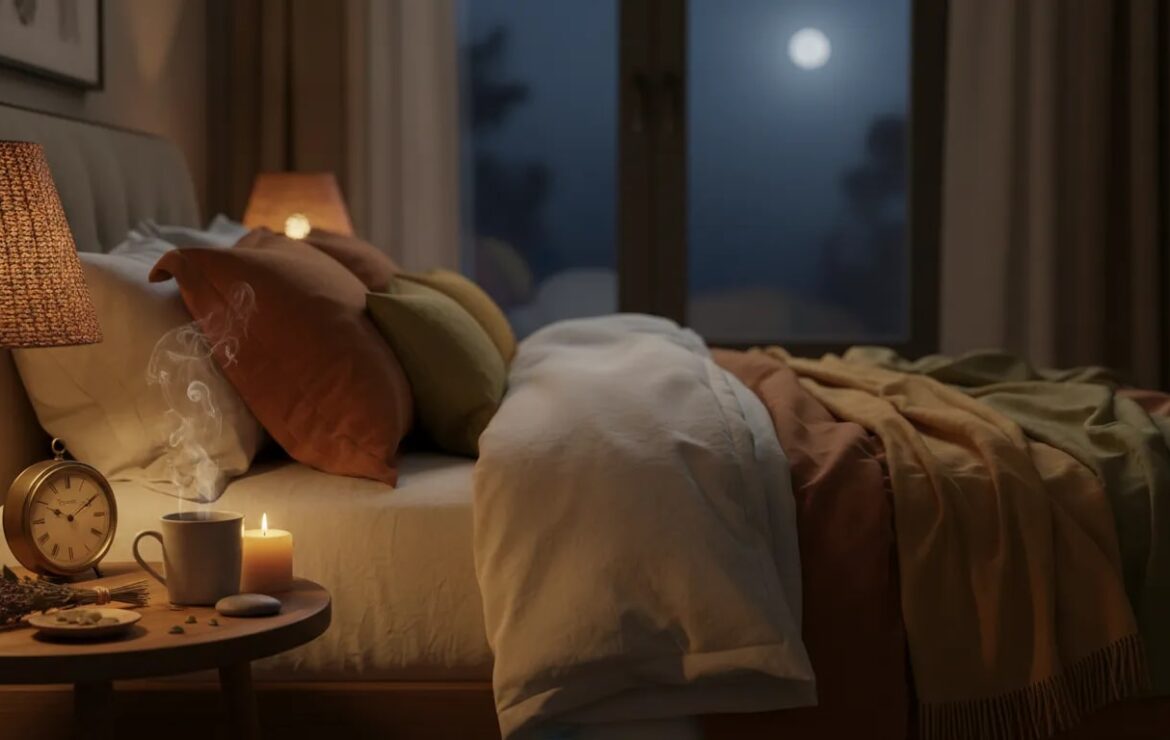 Cómo dormir mejor con Ayurveda: guía práctica de higiene del sueño, rutina nocturna y hábitos