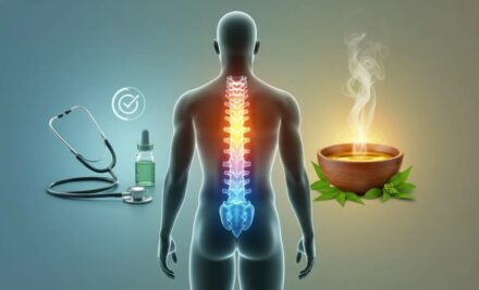 Diferencia entre alopatía y Ayurveda para el dolor de espalda y problemas de columna