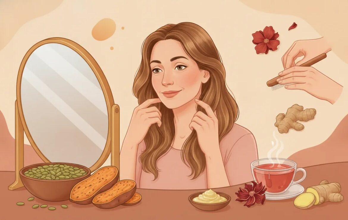 Cómo cuidar la caída del cabello en perimenopausia y menopausia con un enfoque ayurvédico
