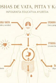 Subdoshas en Ayurveda: qué son, funciones y señales de desequilibrio