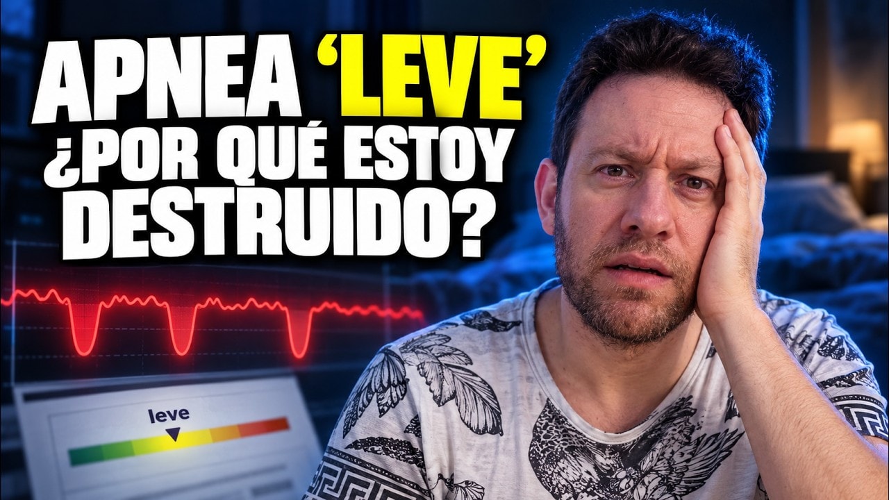 Apnea leve, agotamiento severo: lo que tu estudio del sueño puede no mostrar