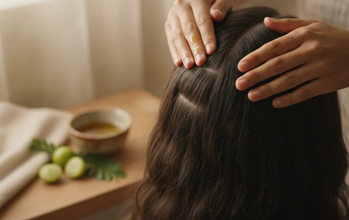 Cómo cuidar el crecimiento del cabello con remedios ayurvédicos y yoga